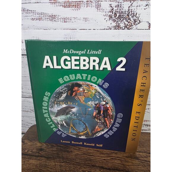 McDouglas Littell Algebra 2 Teachers Edition in like new condition